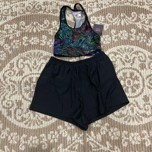 Sport Shorts & Sport Bra Top